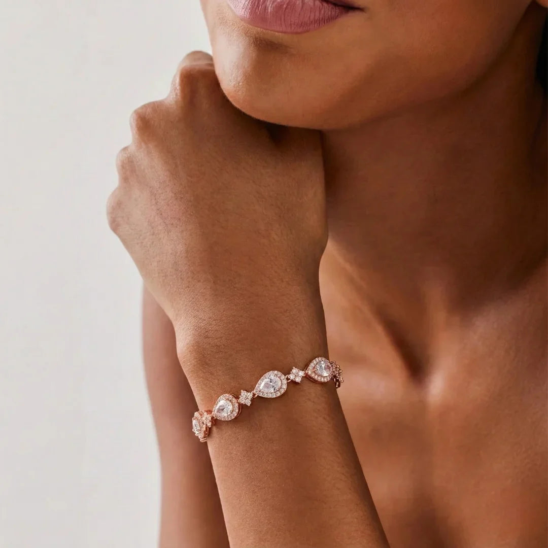 Womens Star Drop Bracelet