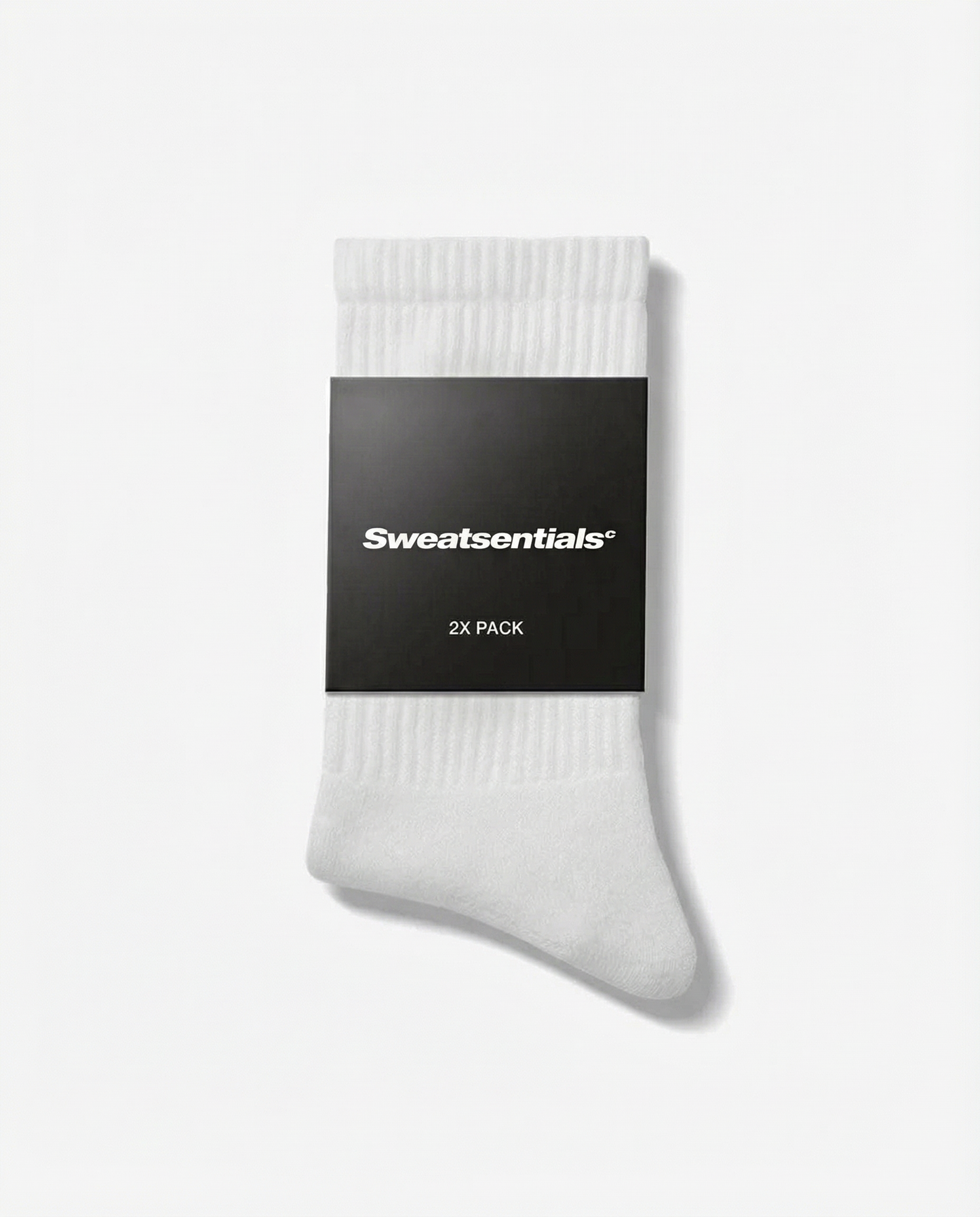 SWEATS® Logo Socks "White" (2-Pack)