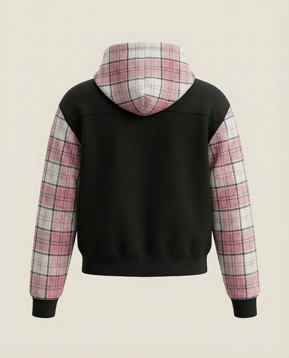 Sweats - Plaid Full-Zip Hoodie