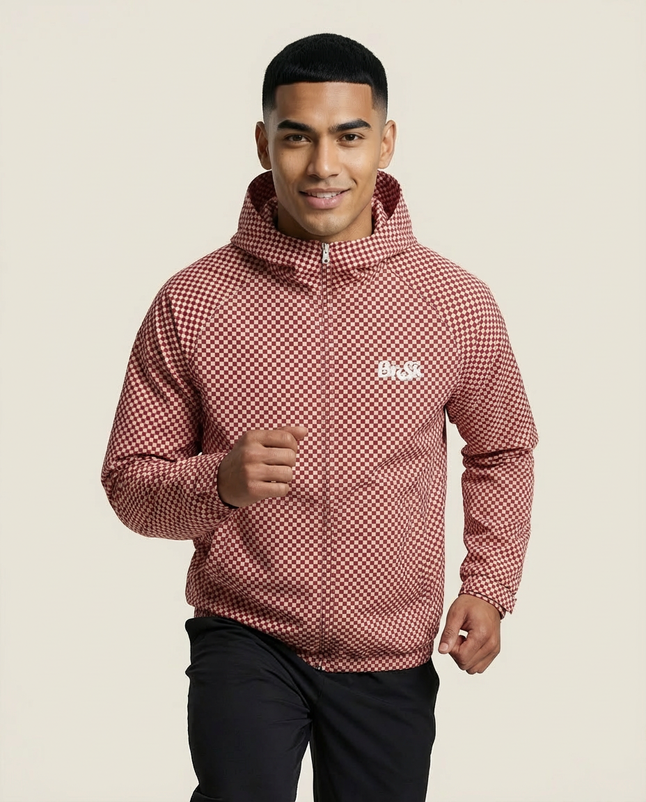 Sweats - Checkered Pullover Hoodie