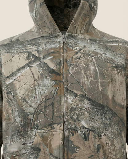 SWEATS® Camo Zip-up Hoodie