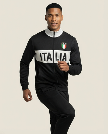 Sweats - "ITALIA" Graphic Track Jacket