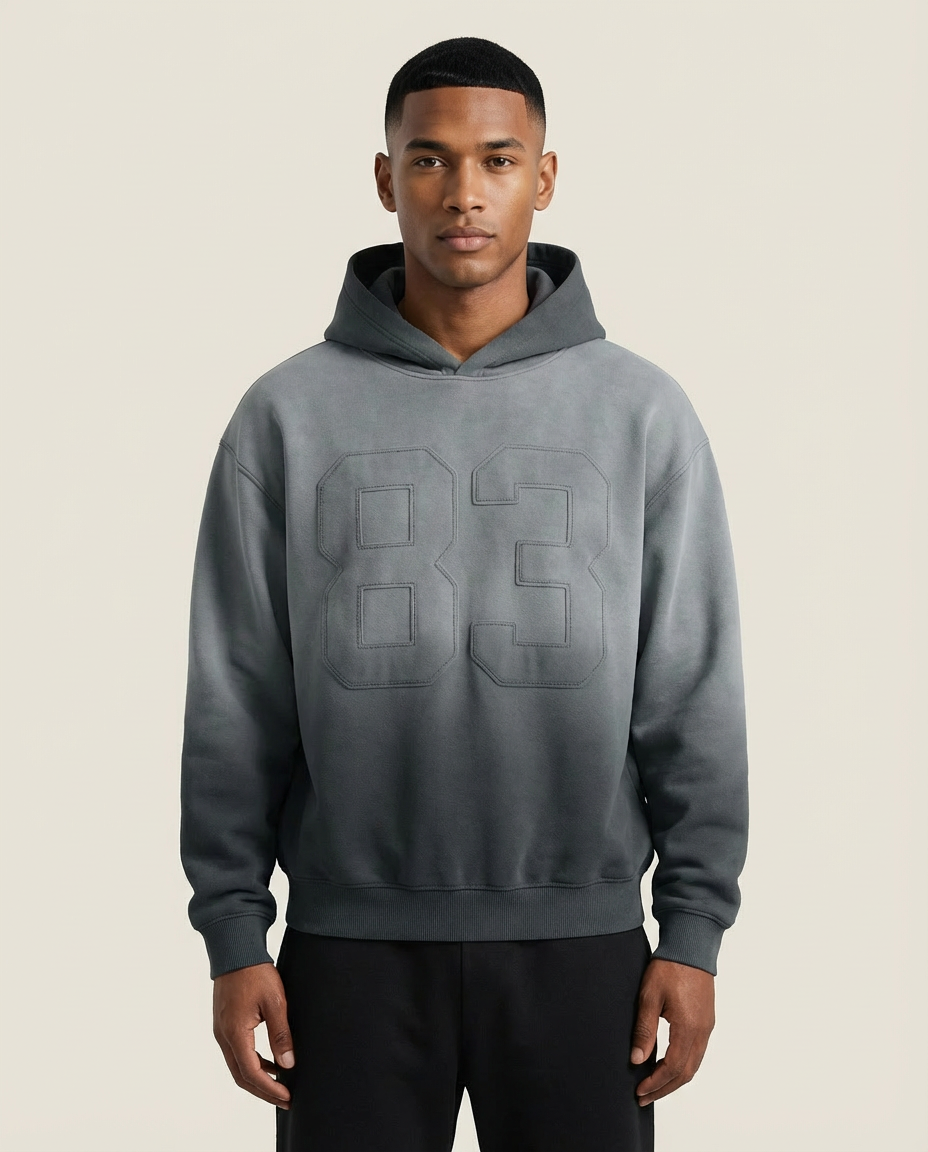 Sweats - Numeric Hooded Pullover
