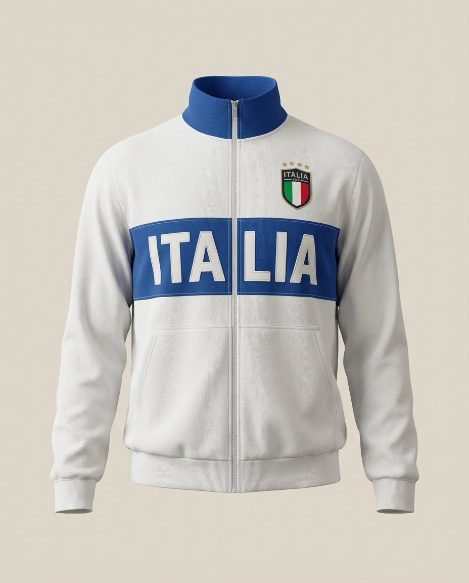 Sweats - "ITALIA" Graphic Track Jacket