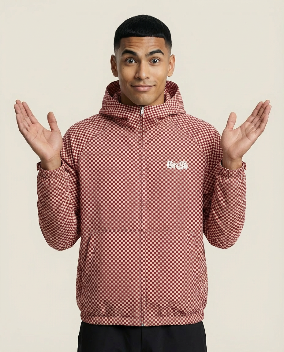 Sweats - Checkered Pullover Hoodie