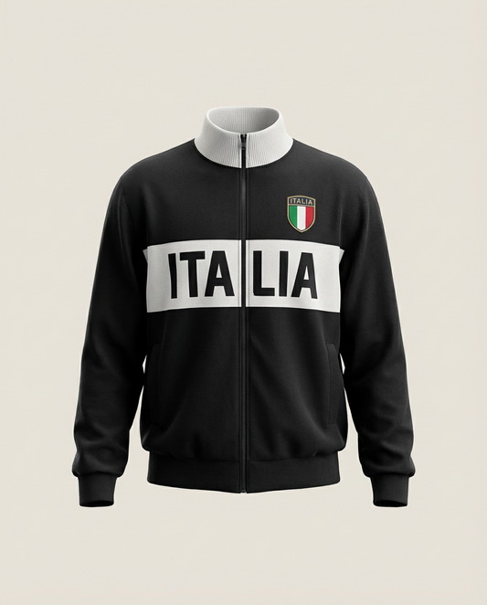 Sweats - "ITALIA" Graphic Track Jacket