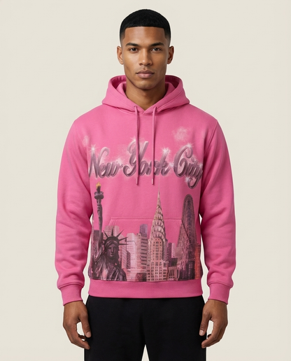 Sweats - "New York City" Graphic Pullover Hoodie