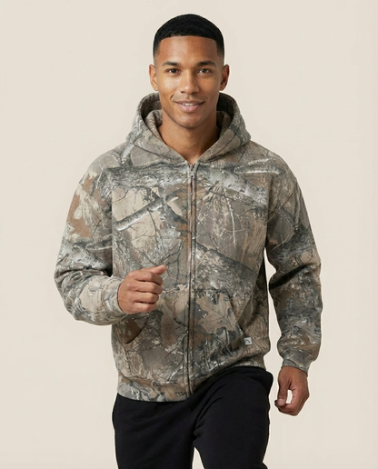 SWEATS® Camo Zip-up Hoodie
