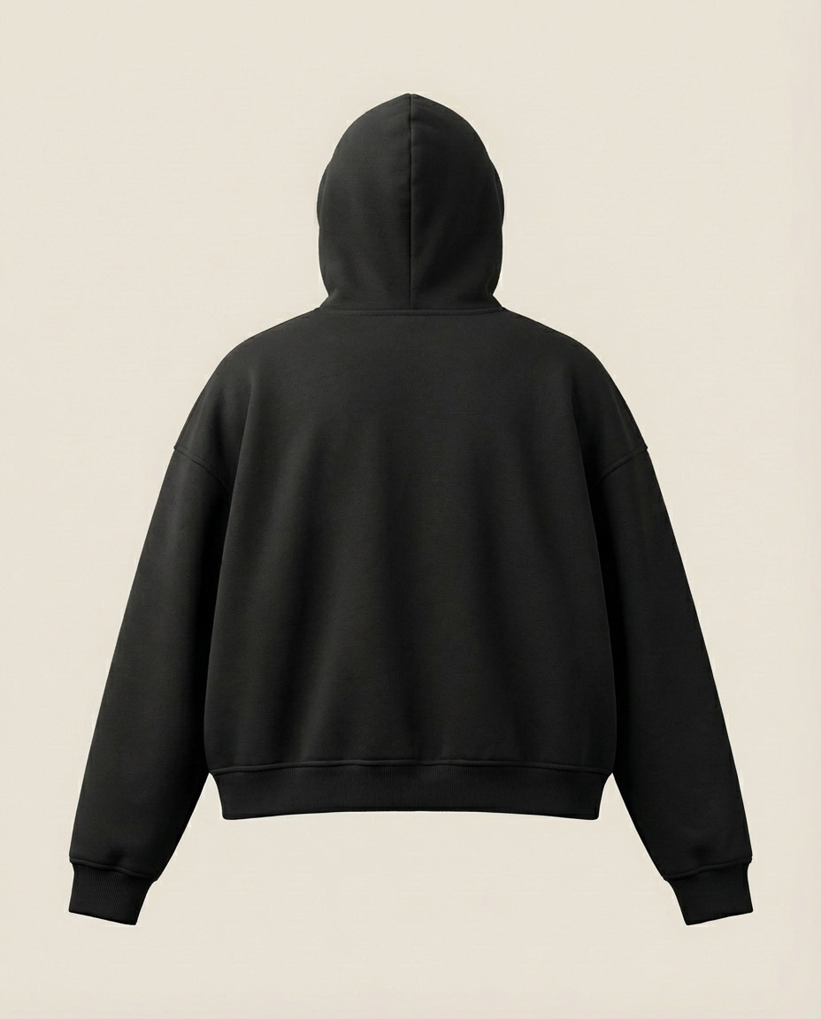 Sweats - Embossed Hood Logo Full-Zip Hoodie