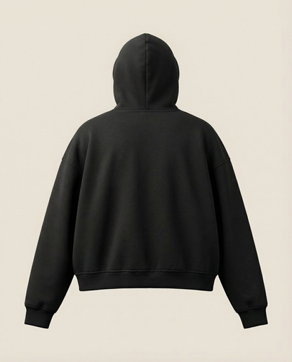 Sweats - Embossed Hood Logo Full-Zip Hoodie