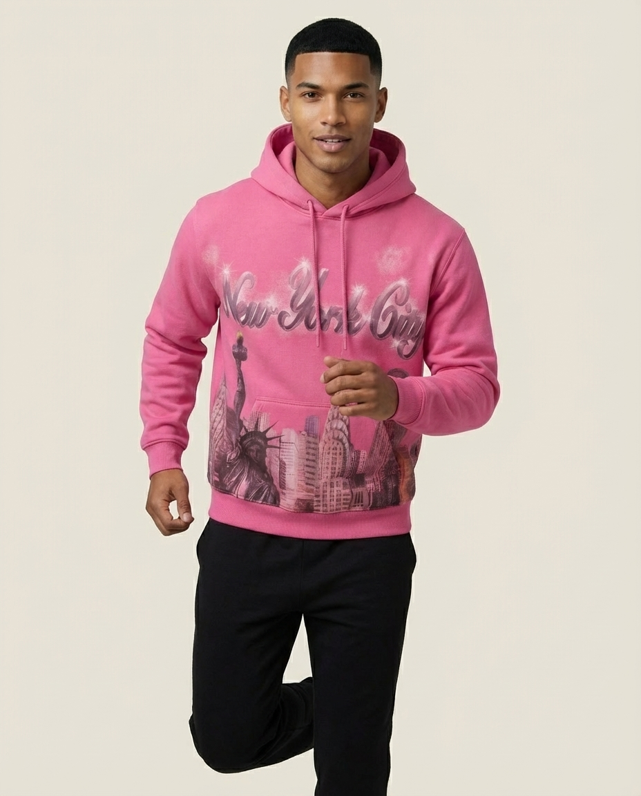 Sweats - "New York City" Graphic Pullover Hoodie