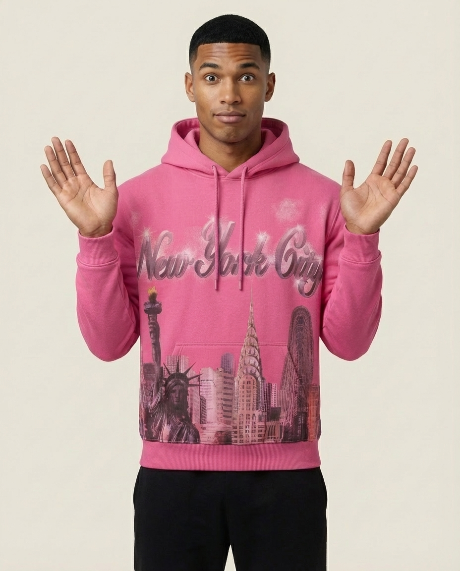 Sweats - "New York City" Graphic Pullover Hoodie