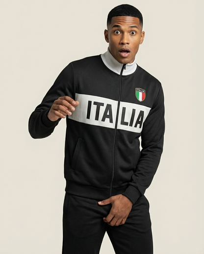 Sweats - "ITALIA" Graphic Track Jacket