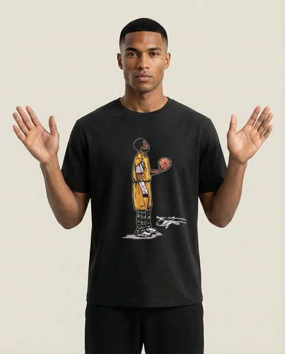 Sweats - Basketball Player Graphic T-Shirt