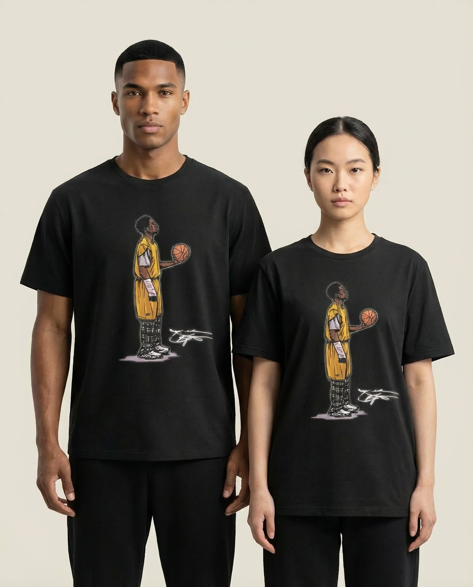 Sweats - Basketball Player Graphic T-Shirt