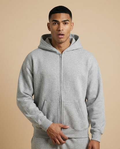 SWEATS® Grey Zip-up