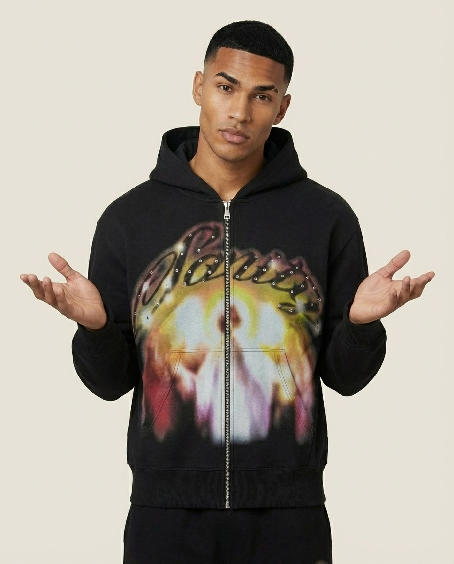 Sweats - Blaze Graphic Full-Zip Hoodie