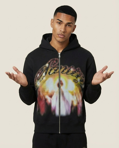 Sweats - Blaze Graphic Full-Zip Hoodie
