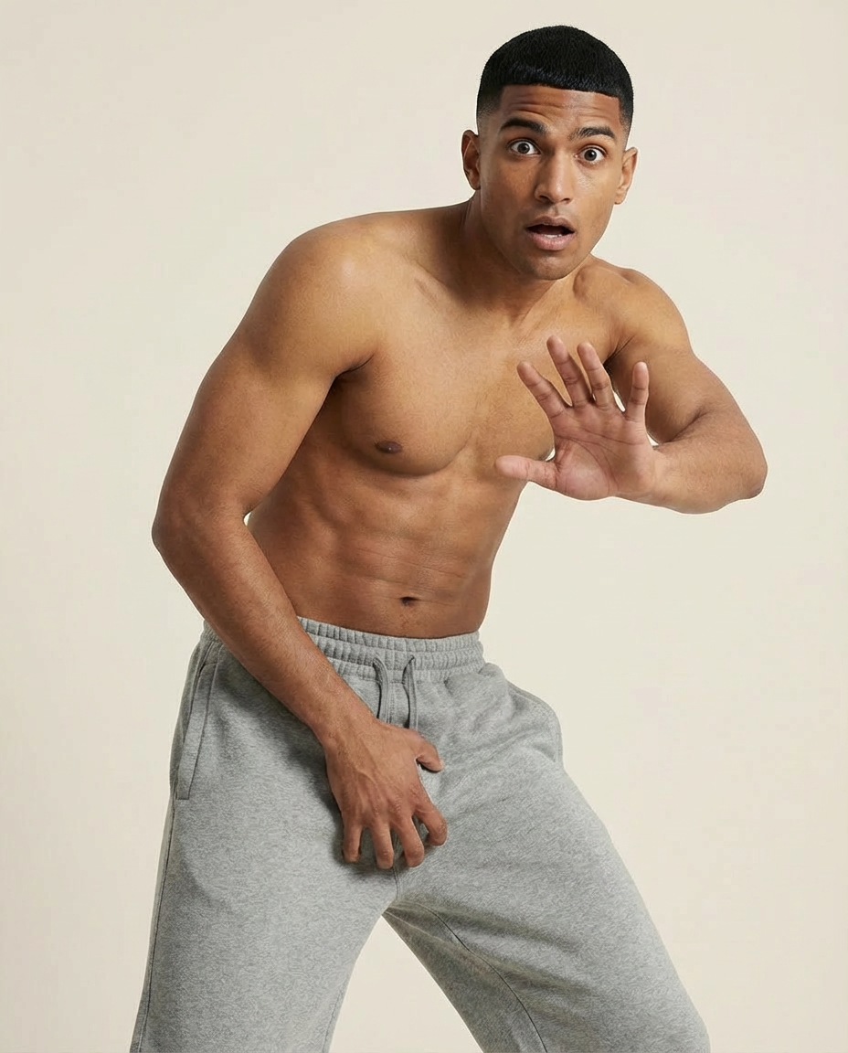 SWEATS® Straight-Leg Grey Sweatpants