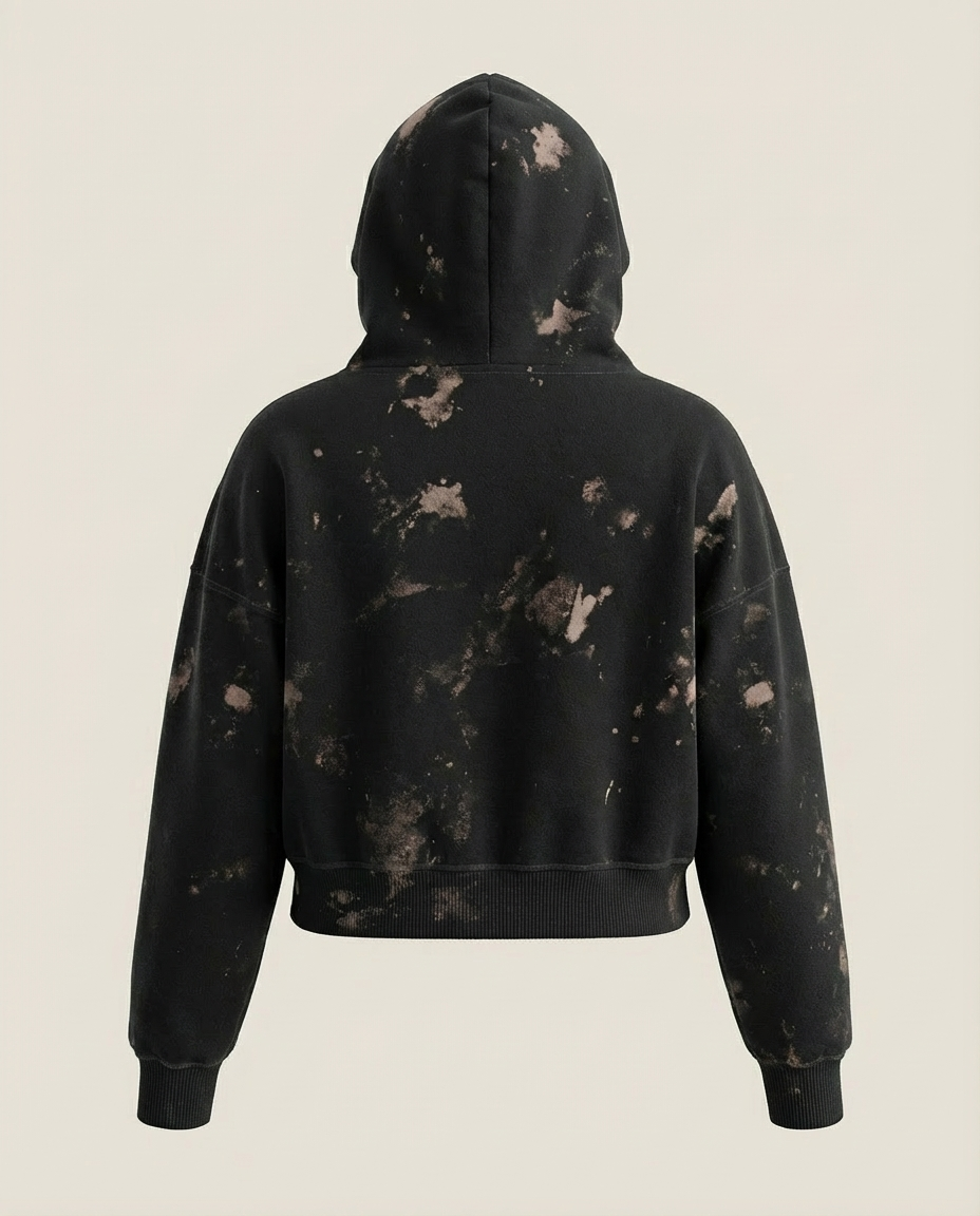 Sweats - Distressed "I Ugly" Full-Zip Hoodie