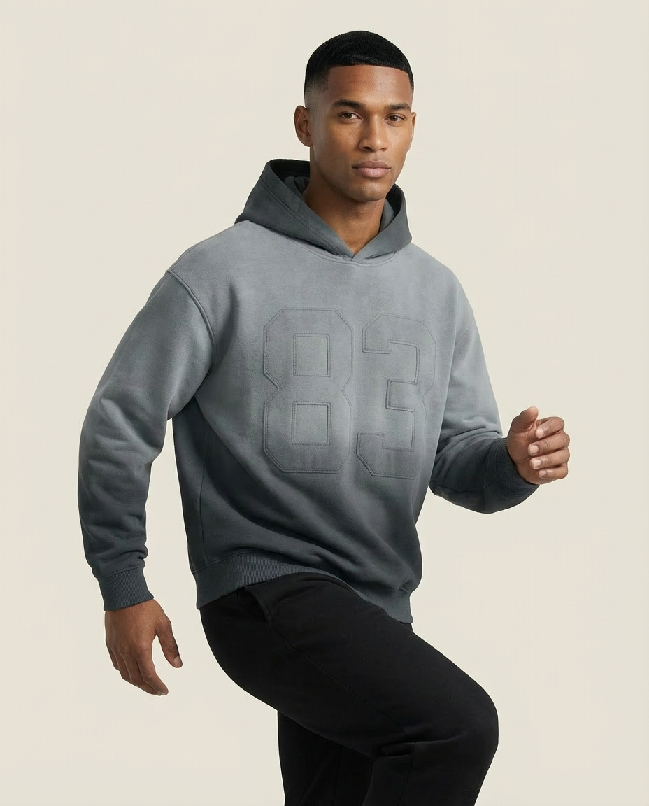 Sweats - Numeric Hooded Pullover