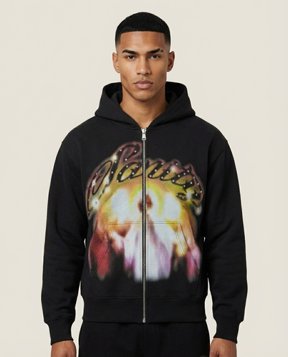 Sweats - Blaze Graphic Full-Zip Hoodie