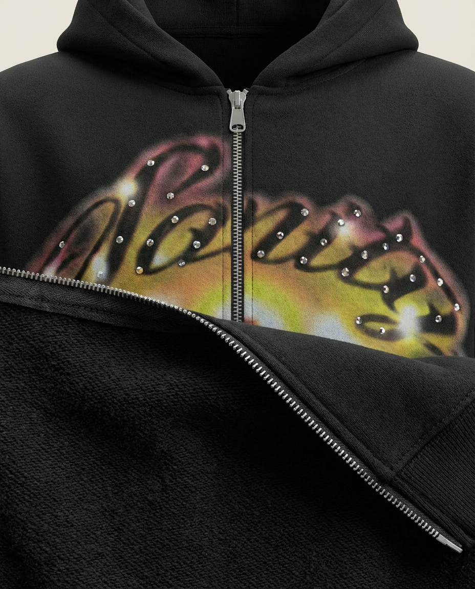 Sweats - Blaze Graphic Full-Zip Hoodie