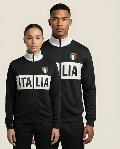 Sweats - "ITALIA" Graphic Track Jacket