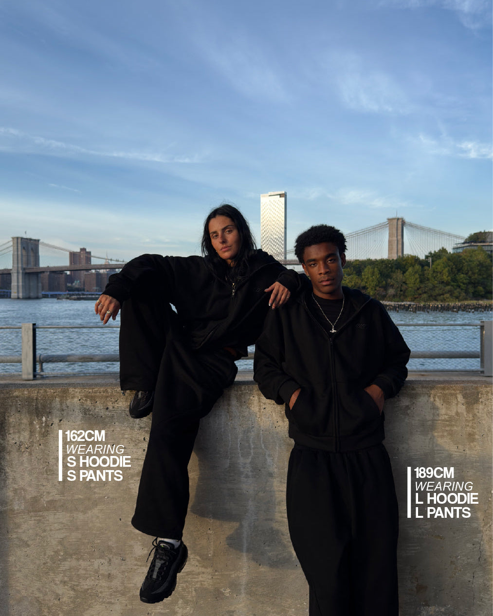 SWEATS® ALL BLACK - BALACLAVA ZIP HOODIE