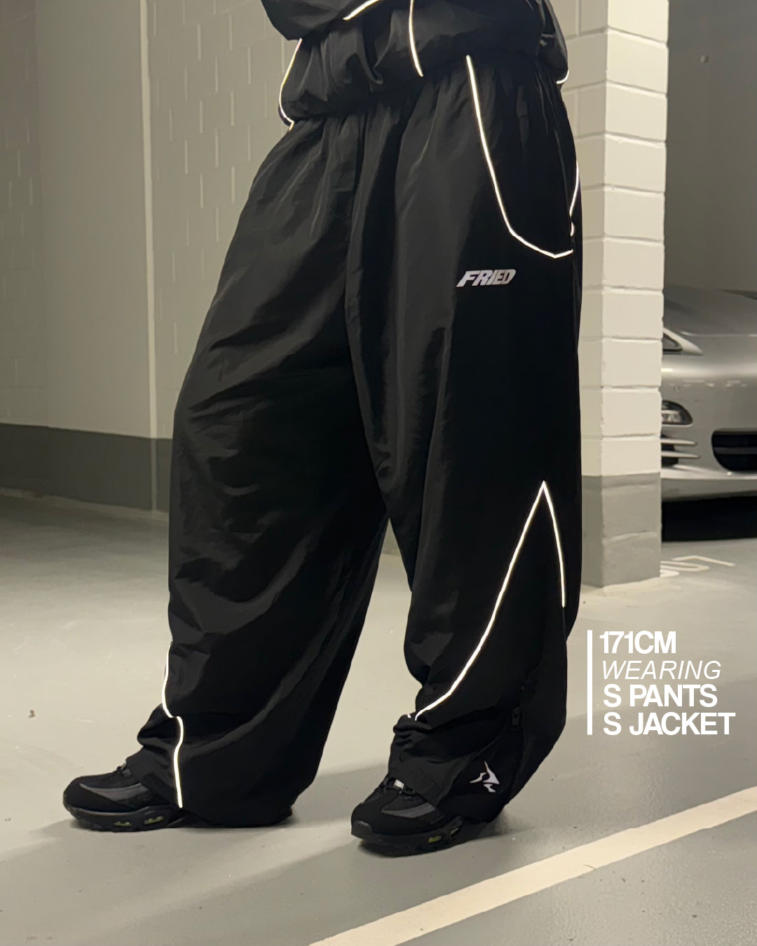 SWEATS® BLACK - WATERPROOF ZIP HOODIE