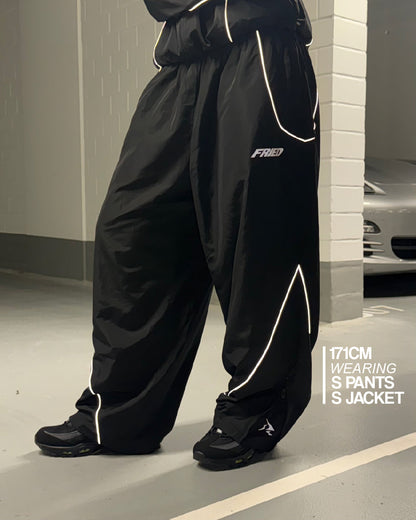 SWEATS® BLACK - WATERPROOF ZIP HOODIE
