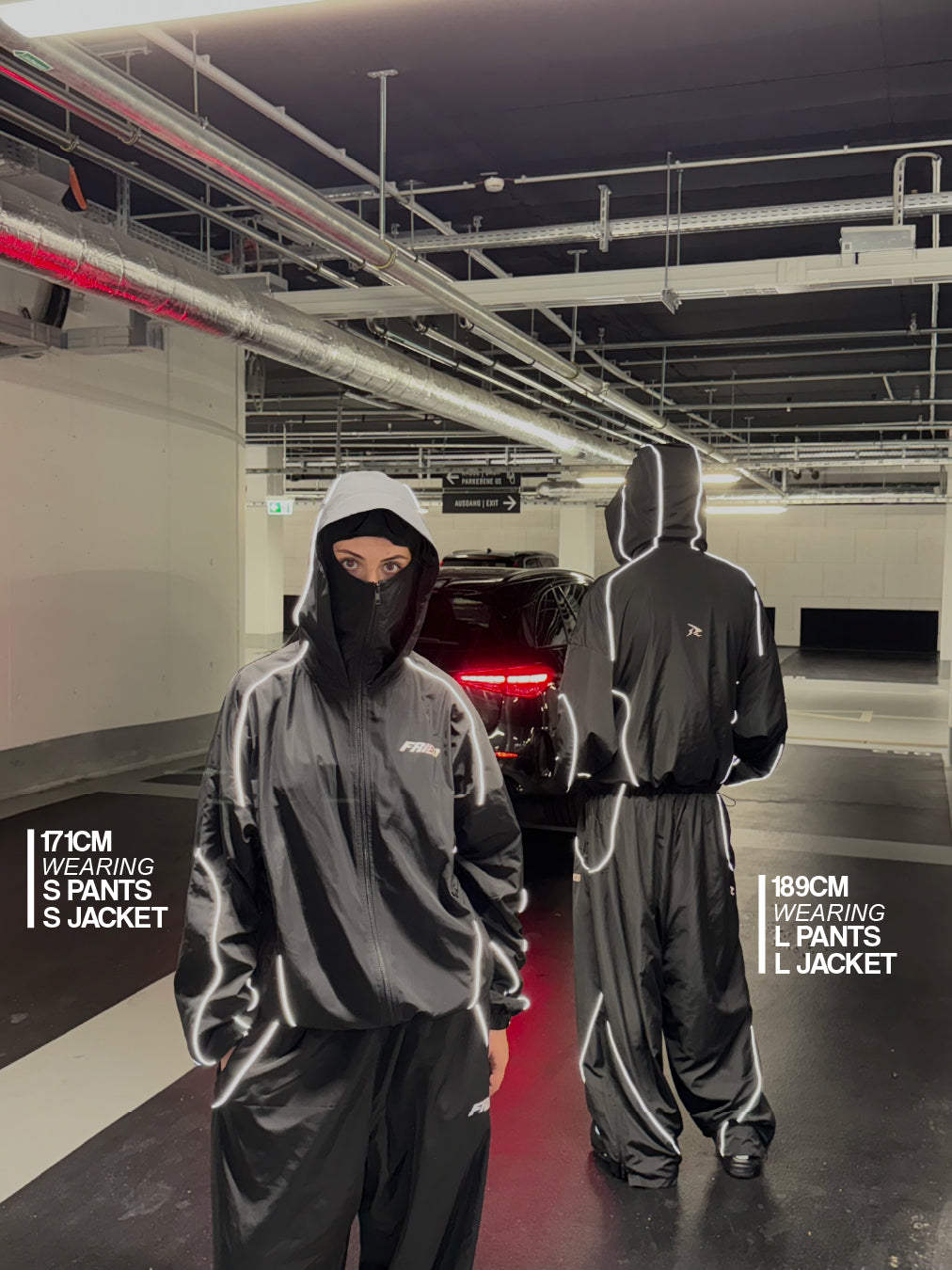 SWEATS® BLACK - WATERPROOF ZIP HOODIE