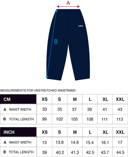 SWEATS® DARK BLUE - OPEN LEG JOGGER