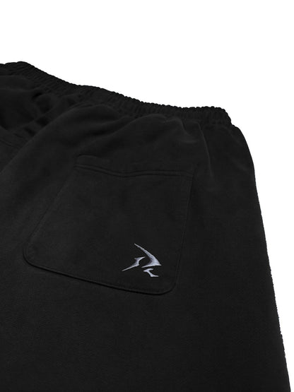SWEATS® BLACK/GREY - OPEN LEG JOGGER