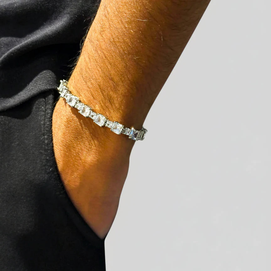 Cube Bracelet | Silver
