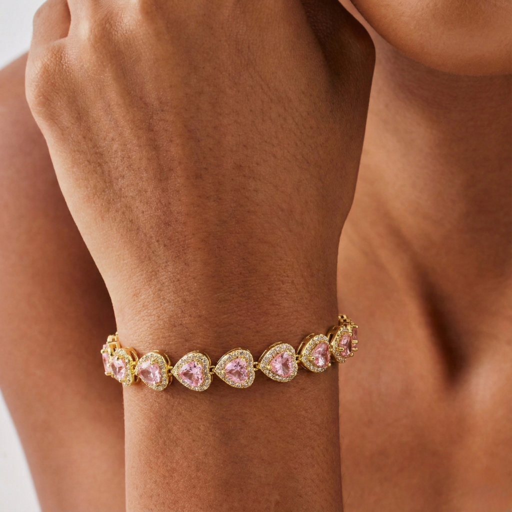 Heart Crystal Bracelets