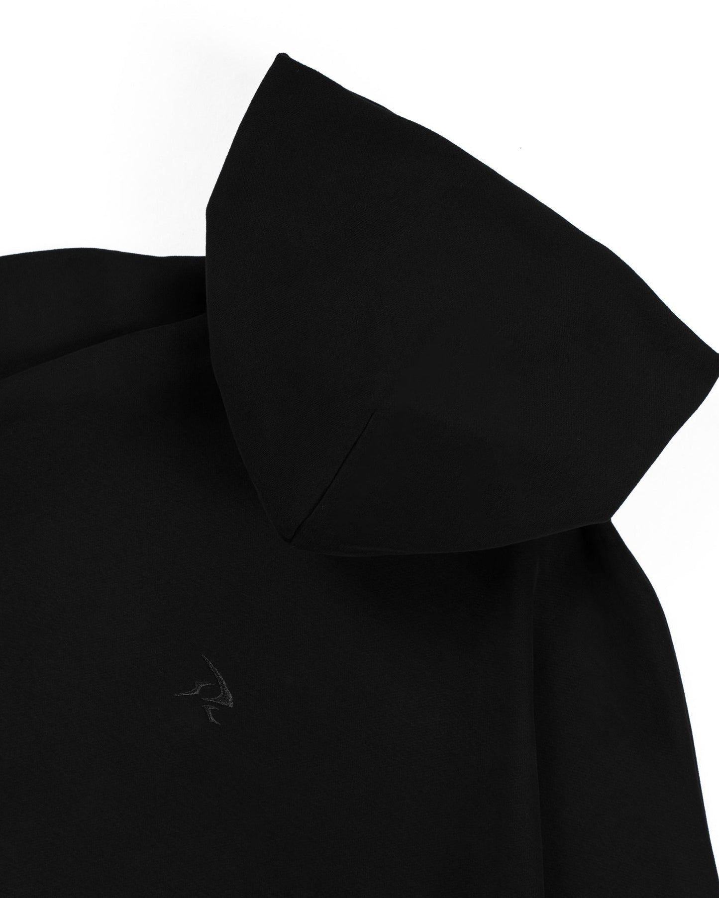 SWEATS® ALL BLACK - BALACLAVA ZIP HOODIE
