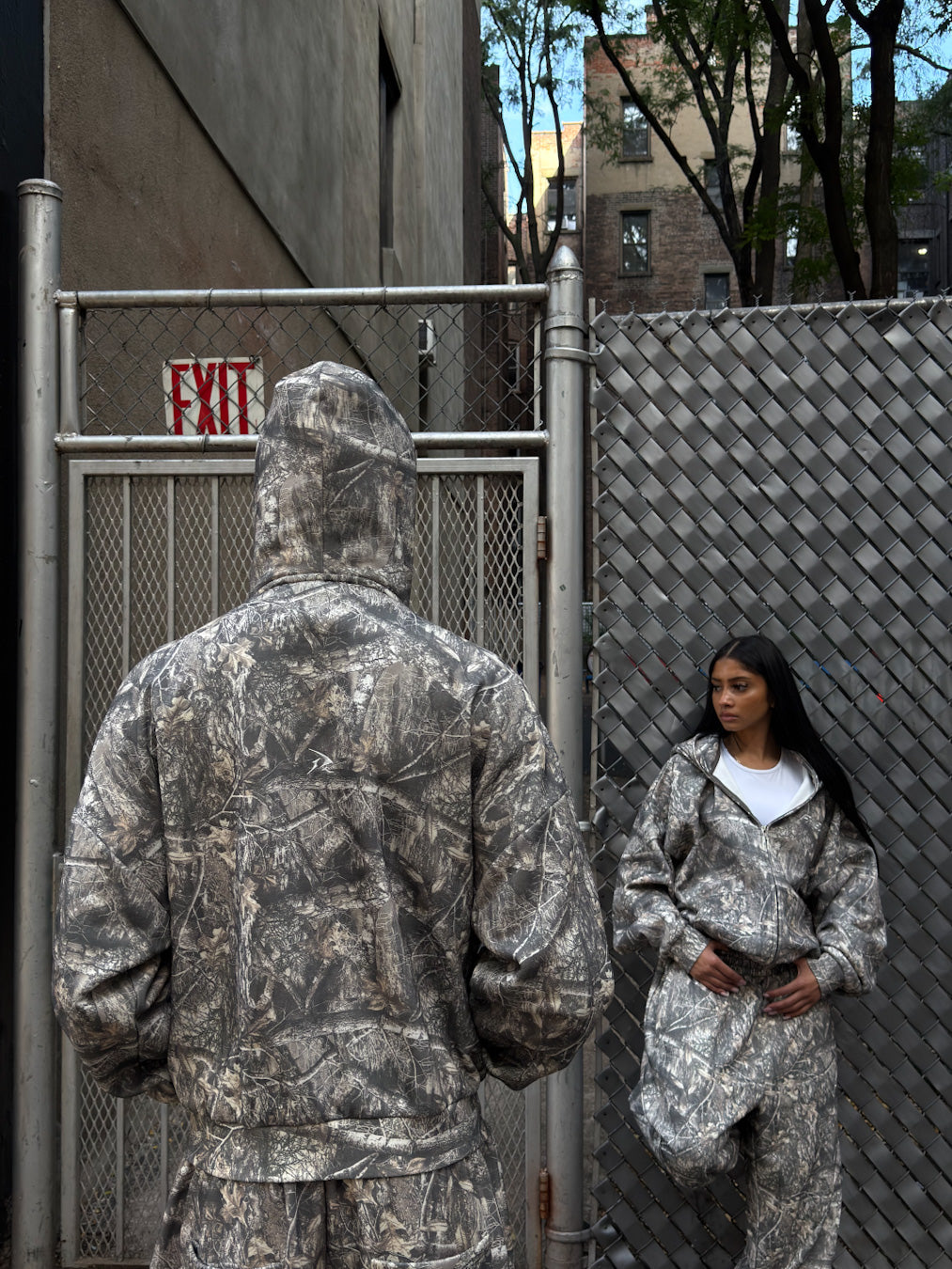 SWEATS® CAMO - BALACLAVA ZIP HOODIE