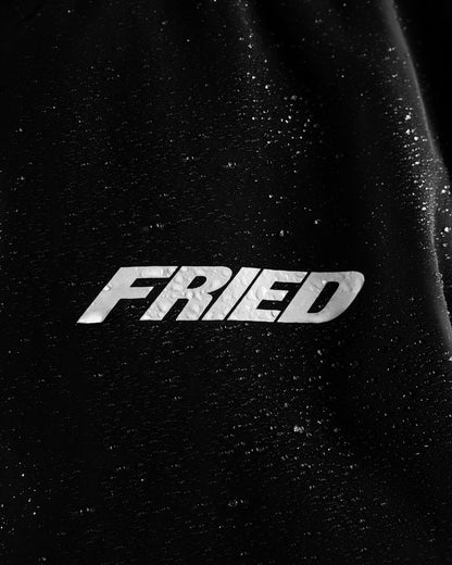 SWEATS® BLACK - WATERPROOF ZIP HOODIE