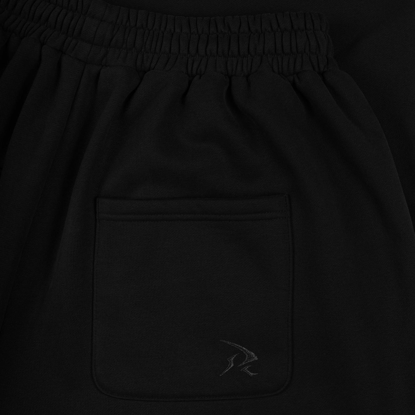 SWEATS® ALL BLACK - OPEN LEG JOGGER