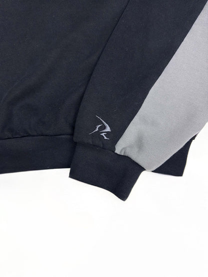 SWEATS® BLACK/GREY - BALACLAVA ZIP HOODIE