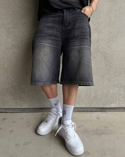 SWEATS® Denim Jorts "Phantom Black"