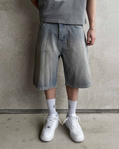SWEATS® Denim Jorts "Sahara Sky"