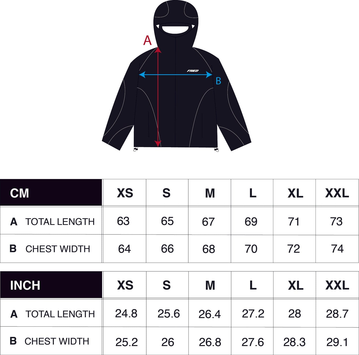 SWEATS® BLACK - WATERPROOF ZIP HOODIE