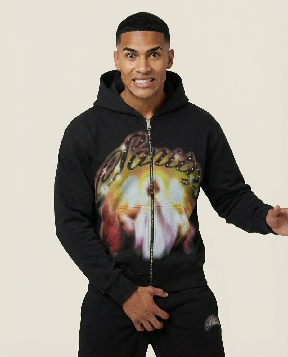 Sweats - Blaze Graphic Full-Zip Hoodie