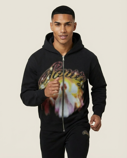Sweats - Blaze Graphic Full-Zip Hoodie