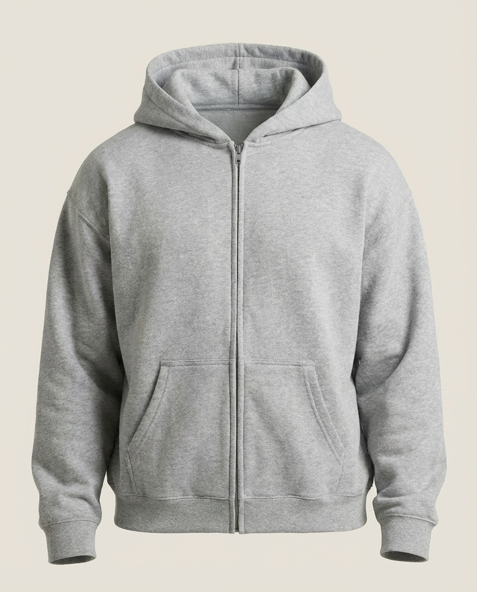 SWEATS® Grey Zip-up