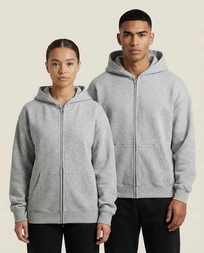 SWEATS® Grey Zip-up