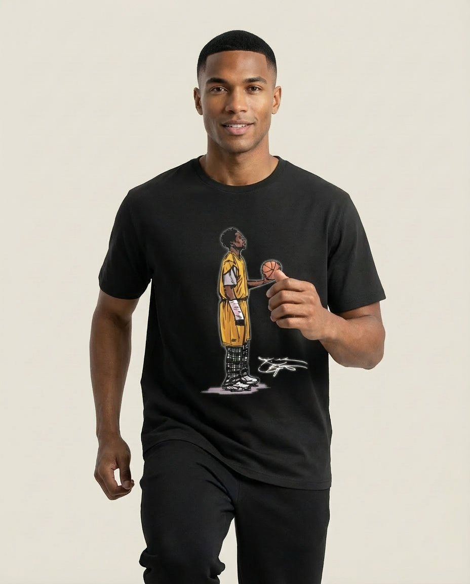 Sweats - Basketball Player Graphic T-Shirt