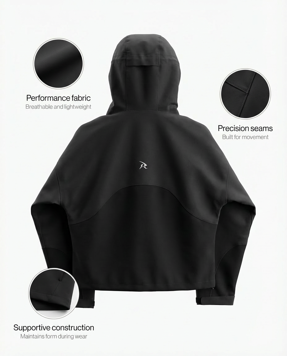 SWEATS® BALACLAVA RAIN JACKET